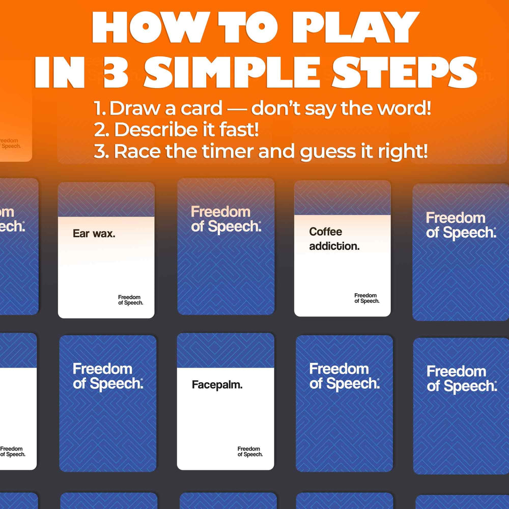 QUOKKA Freedom of Speech card game playing round captures quick guessing and team energy