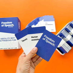 QUOKKA Freedom of Speech score tracker shows progress as you collect cards