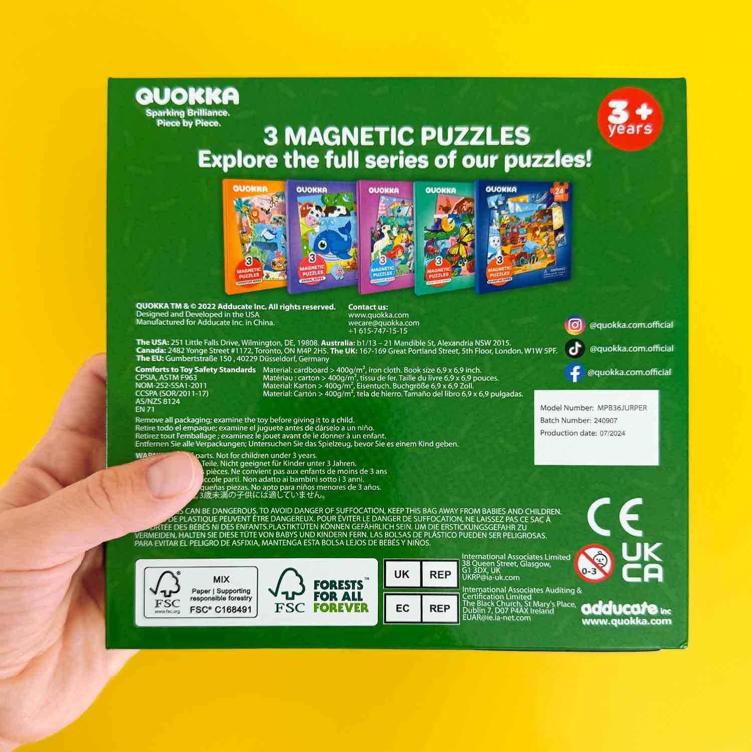 QUOKKA gift-pack puzzle set offers a screen-free activity for birthdays and holidays.