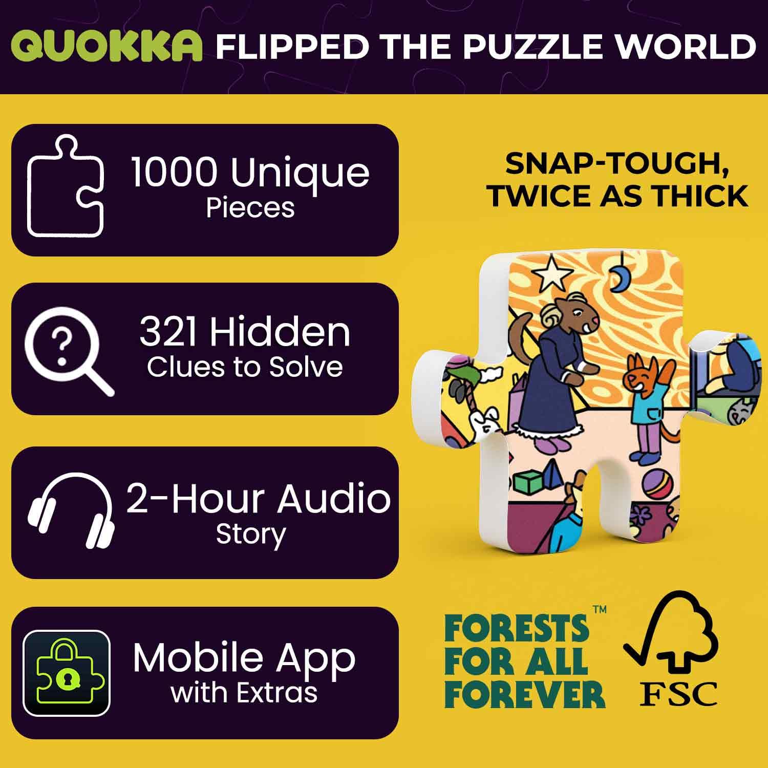 QUOKKA envelopes reveal hidden clues for fresh twists and extended puzzle exploration.