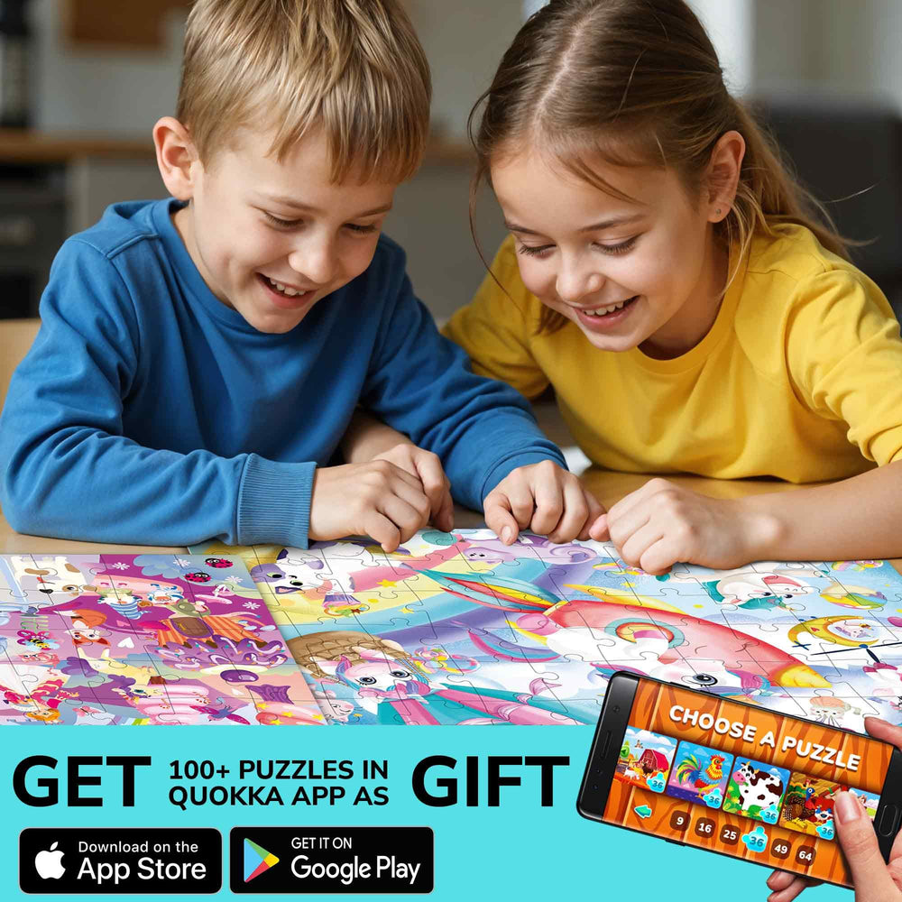 QUOKKA kids educational puzzle 05 supports steady hands and logical thinking.