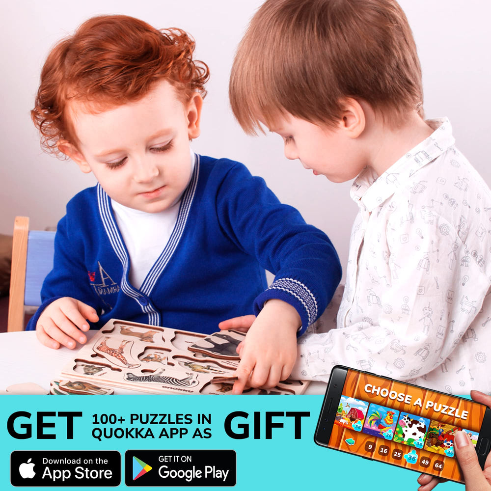 QUOKKA safety-certified materials and scratch-resistant paints keep puzzles vibrant
