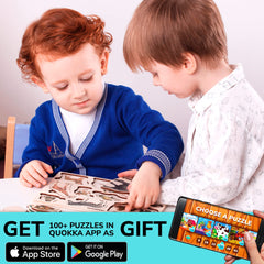 QUOKKA safety-certified materials and scratch-resistant paints keep puzzles vibrant