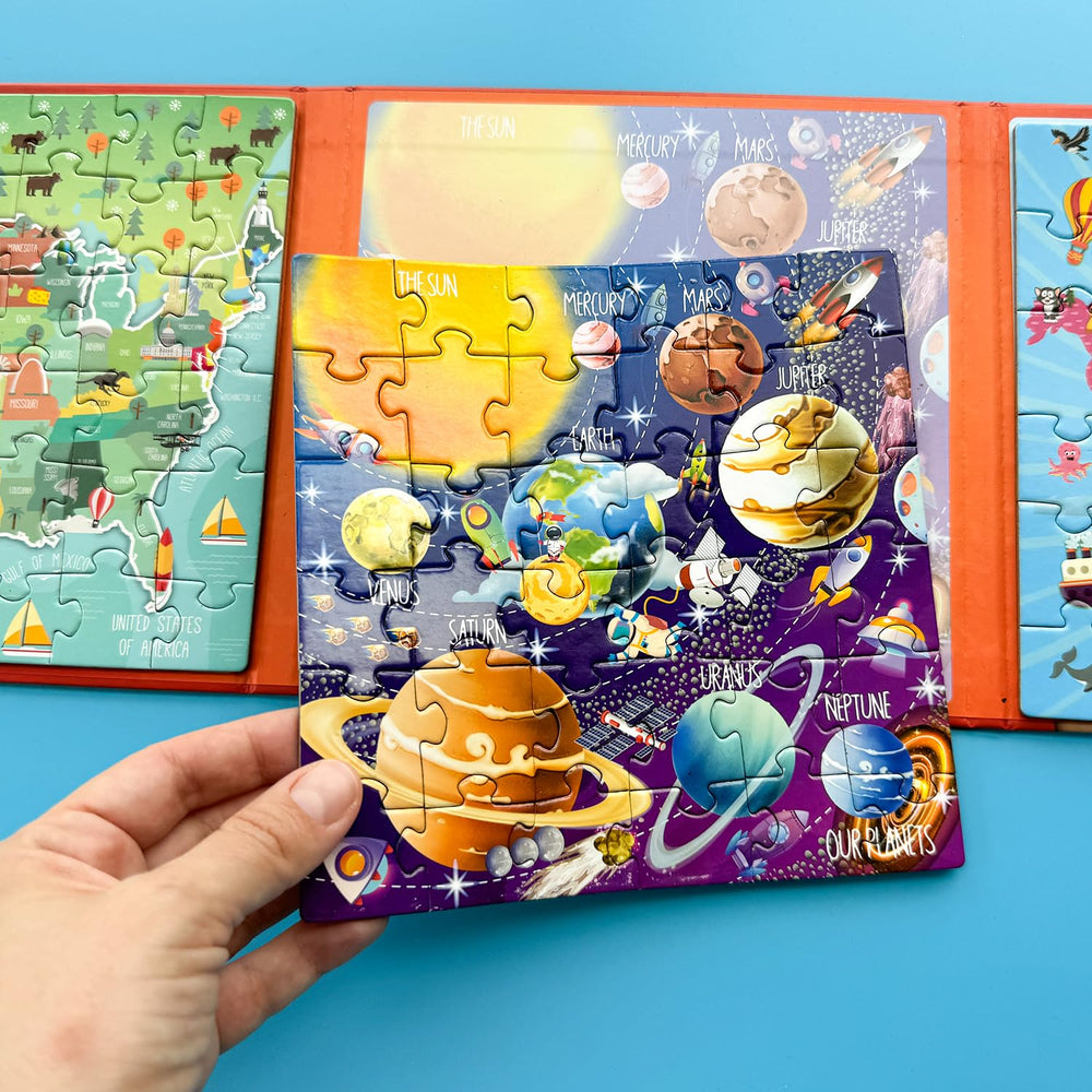 QUOKKA travel packaging keeps puzzles organized for road trips