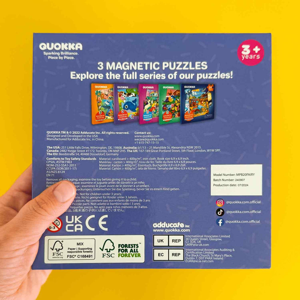 QUOKKA educational toy offers screen-free entertainment for family travel.