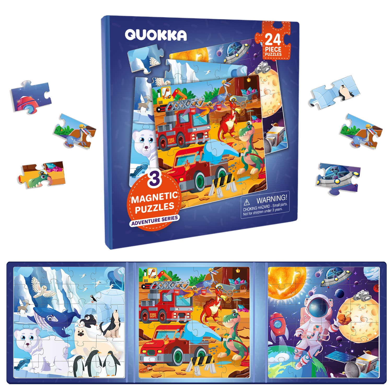 QUOKKA kid-friendly design makes travel games inviting and easy to use.