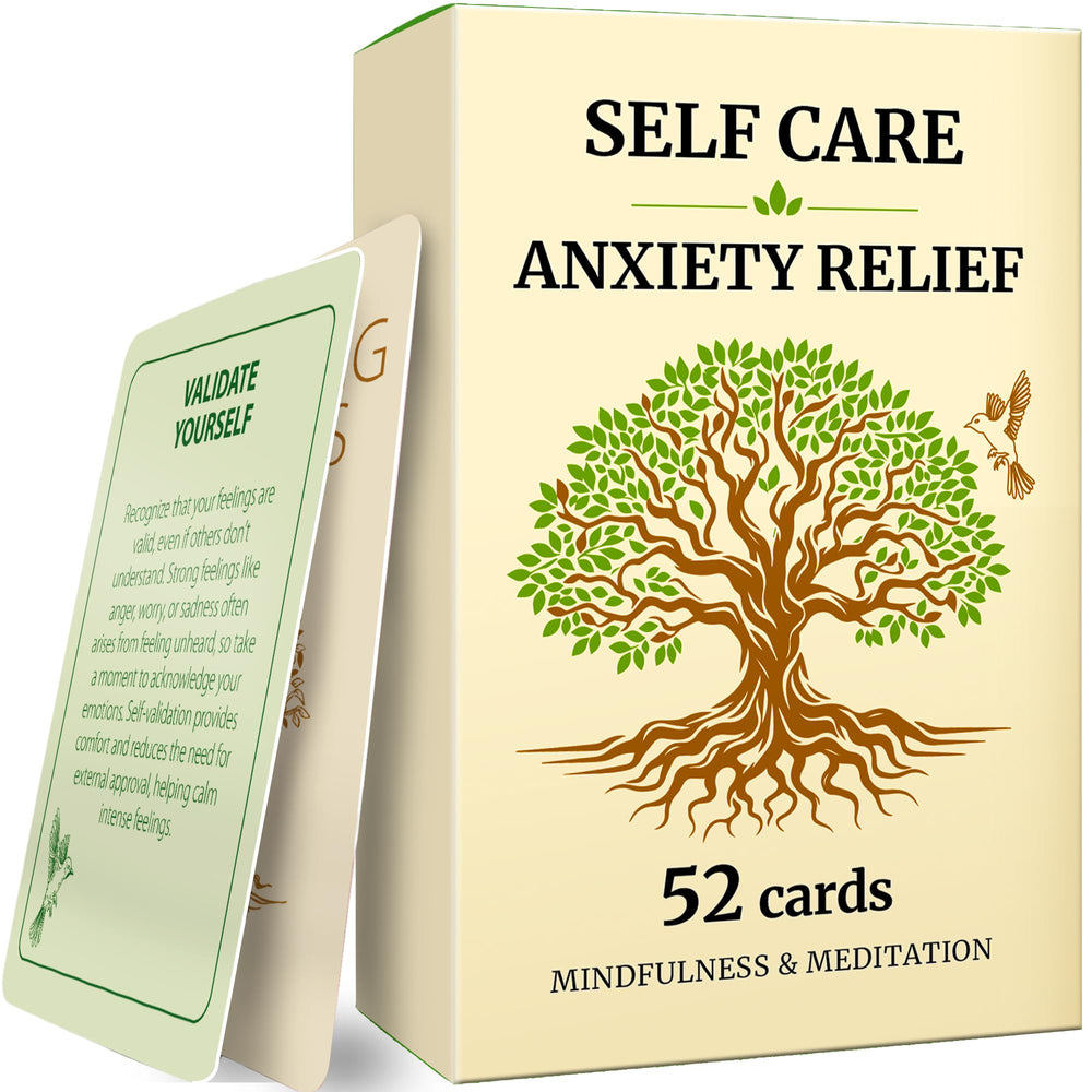 QUOKKA mindfulness cards deck front: inviting cover for quick grounding before stressful moments