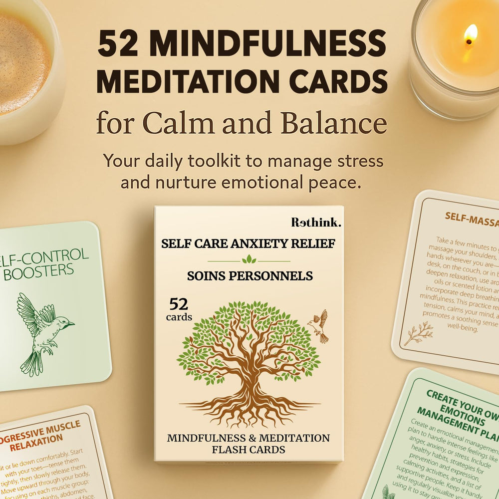 QUOKKA mindfulness cards spread: diverse prompts for clarity and emotional balance