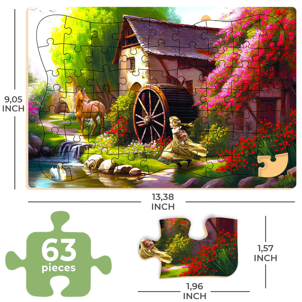 Quokka Platform 63-piece dementia puzzle aids concentration during therapy-like activities.