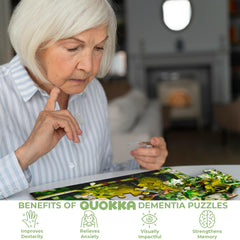 QUOKKA portable dementia puzzles book format for on-the-go engagement