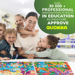 QUOKKA Puzzles eco friendly FSC paper shows a sustainable choice for mindful play.