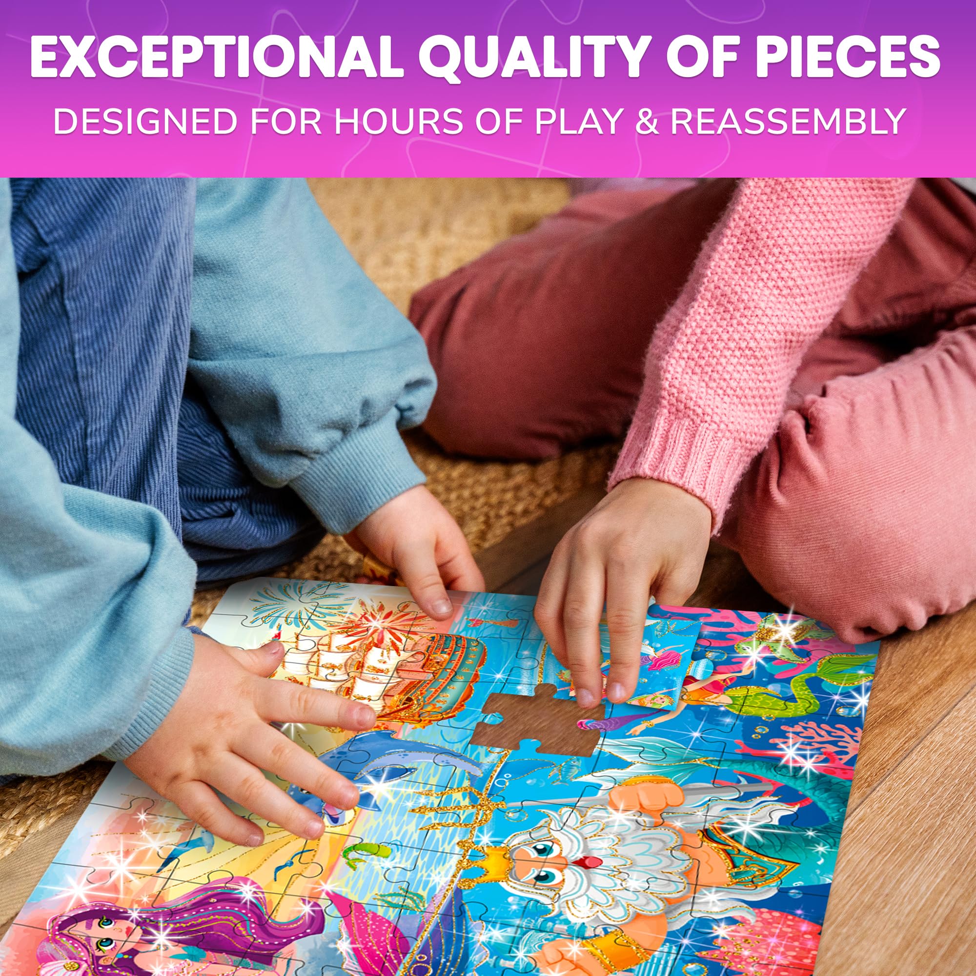 QUOKKA Puzzles sturdy pieces resist bending for repeated puzzle sessions.