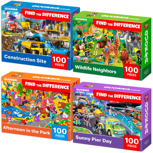 QUOKKA puzzles cars focus; durable and engaging for curious kids.