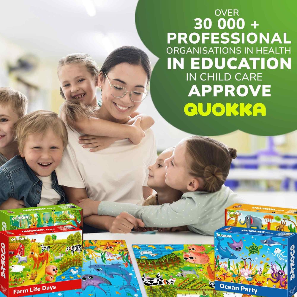 QUOKKA Puzzles gift-ready packaging ideal for holidays and birthdays