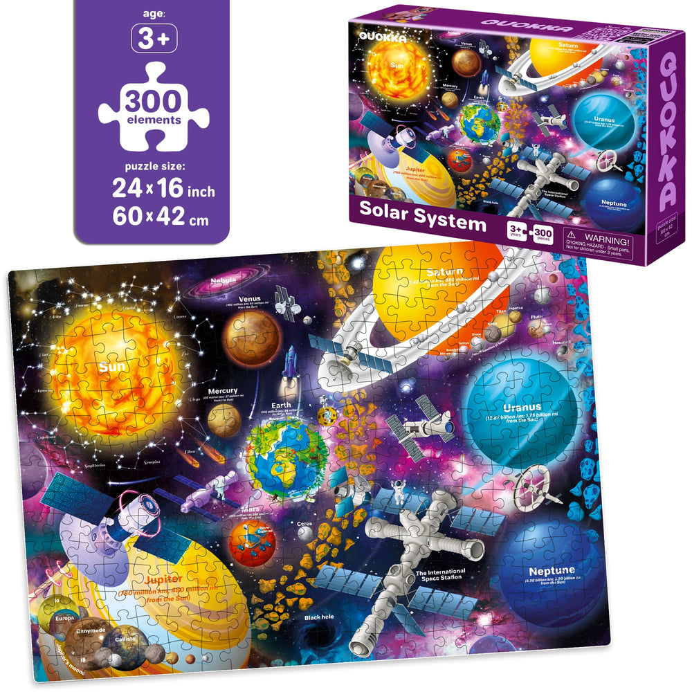 QUOKKA world map puzzle for kids supports interactive learning at home