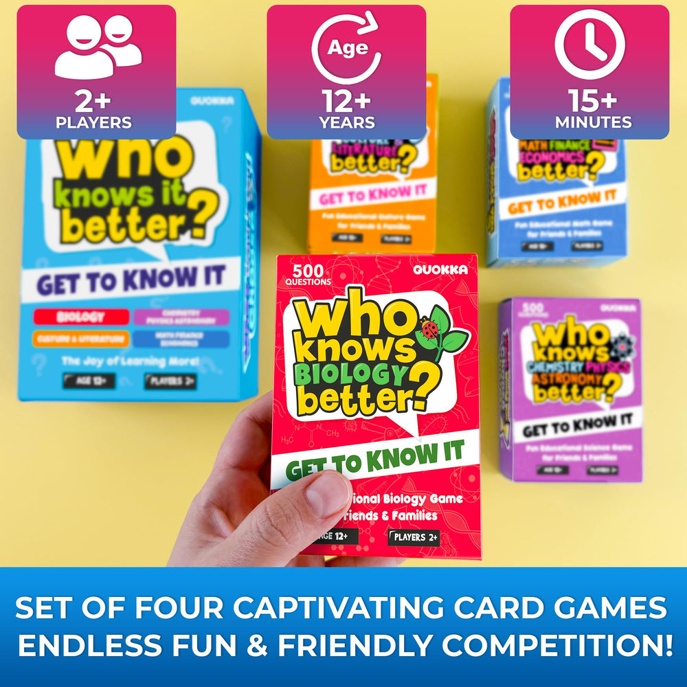 QUOKKA question cards deck with 2000 prompts for learning fun.