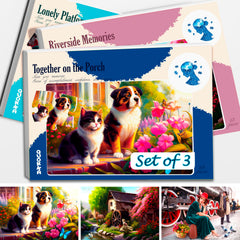 Quokka Riverside 63-piece dementia puzzle supports engagement and memory practice.