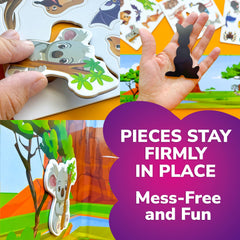 QUOKKA travel magnetic puzzle with extra-long play book for extended adventures