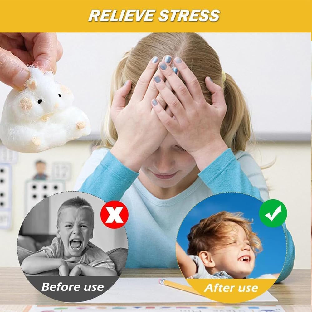 QUYIHOINM Taba Hamster cat paw detail supports focused, calming play