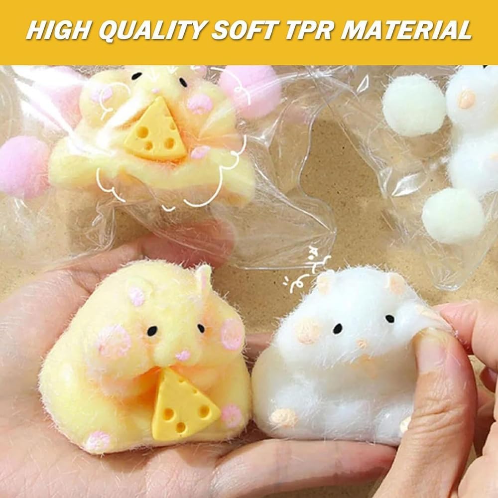QUYIHOINM Taba Hamster in hand demonstrates portable fidget play
