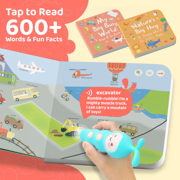 QuZT general knowledge cardboard book open demonstrates durable kid-friendly learning materials.