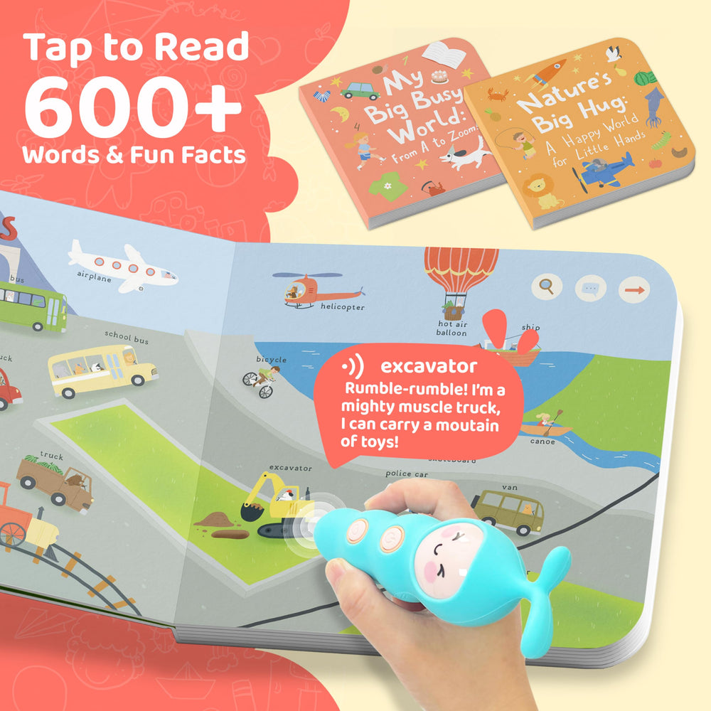 QuZT general knowledge cardboard book open demonstrates durable kid-friendly learning materials.
