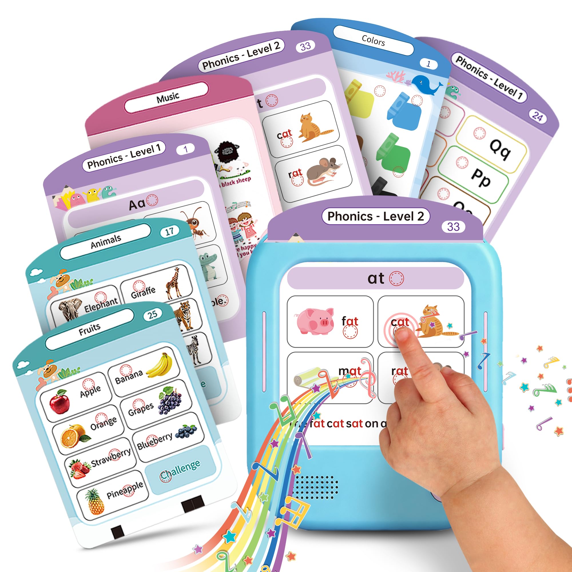 QuTZ Talking Flash Cards overview for early reading and play