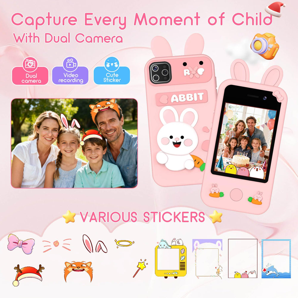 Qvireno Kids Smart Phone Toy 20 puzzle games for problem solving.