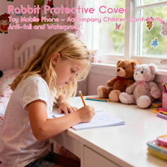 Qvireno Kids Smart Phone Toy compact and lightweight design.