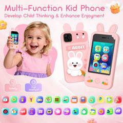 Qvireno Kids Smart Phone Toy rear camera for adventures.