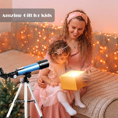 QW telescope includes a sturdy tripod and easy setup guarantee.