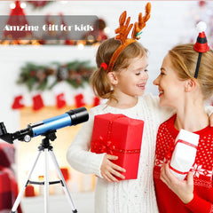 QW telescope is lightweight and portable for family outdoor use.