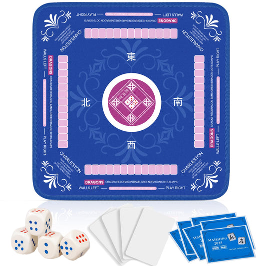 Qwiayeal Mahjong mat surface for smooth, comfortable gameplay.