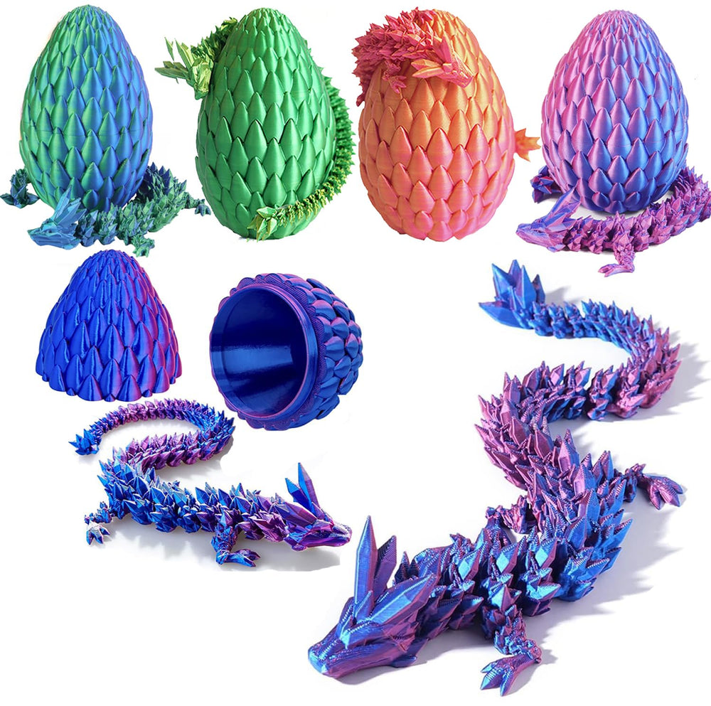 Qxbuhe dragon egg 12inch full view highlights detailed craftsmanship for striking desk decor.