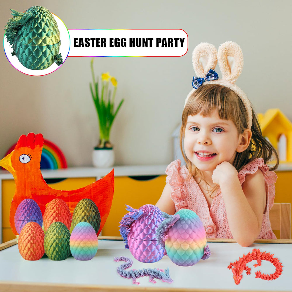 Qxbuhe articulated dragon egg offers tactile fidgeting in a compact form.