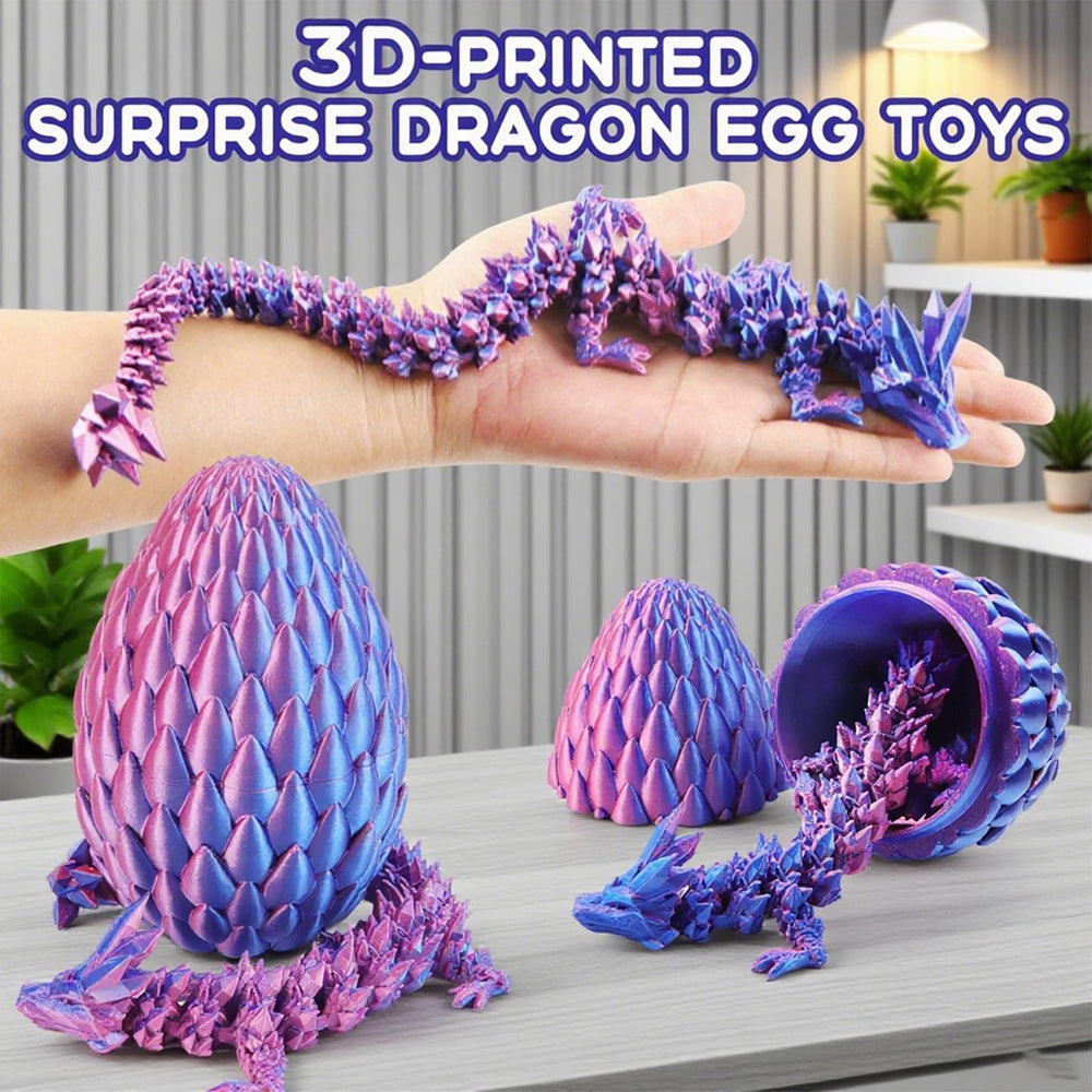Qxbuhe dragon egg made with durable PLA for long-lasting use.