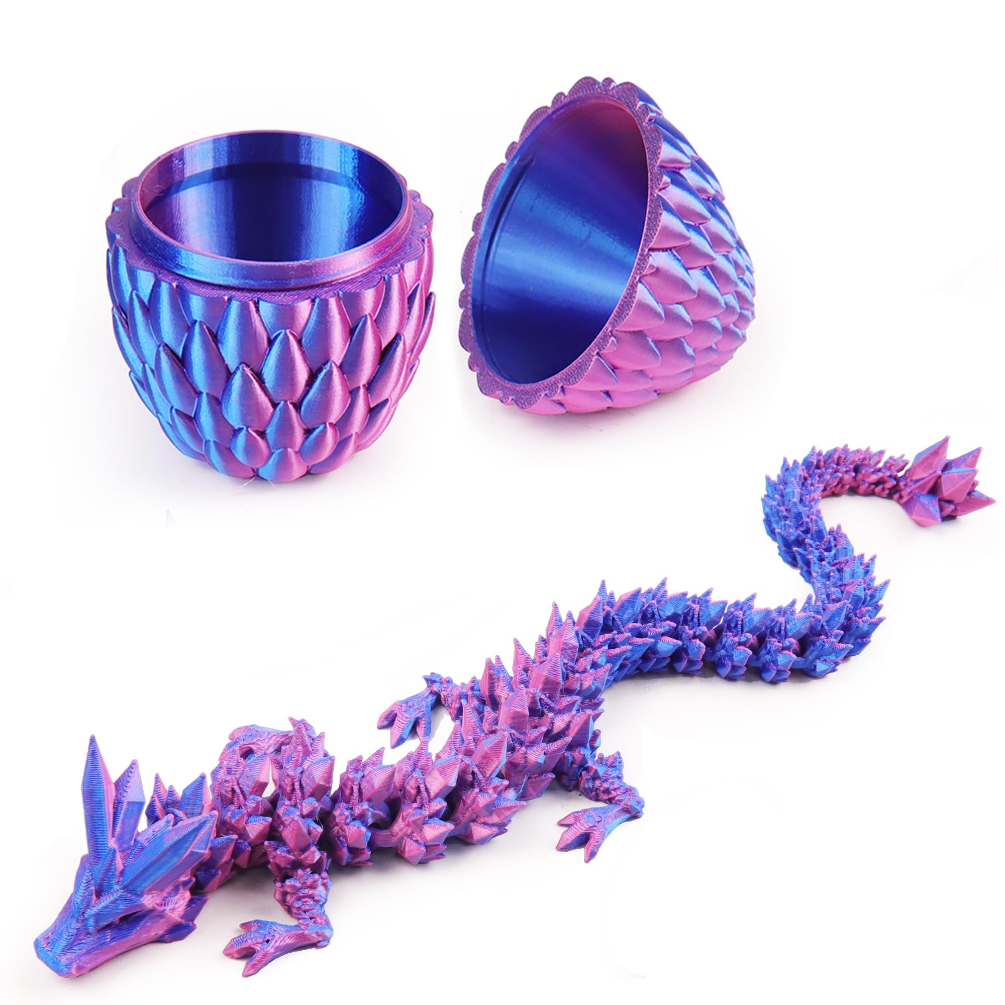 Qxbuhe pearlescent purple egg emphasizes exclusive color for stylish spaces.