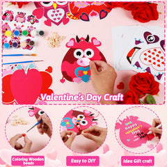 Qyeahkj beads, strings, and paint set promoting hands-on creativity and fine motor practice