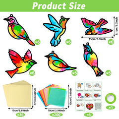 Qyeahkj tissue paper pieces in 10 colors for colorful kid crafts.