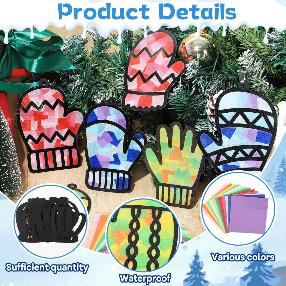 Qyeahkj tissue paper sheets for bright layered window art