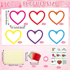 Qyeahkj tissue papers in bright colors for translucent stained-glass effect.