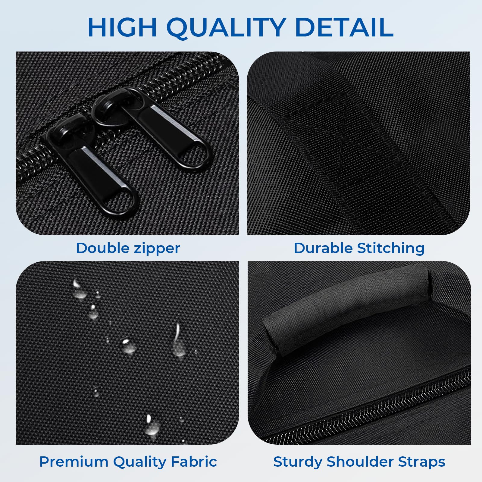 QYILUARE easy-transport bag simplifies packing and carrying to parties.