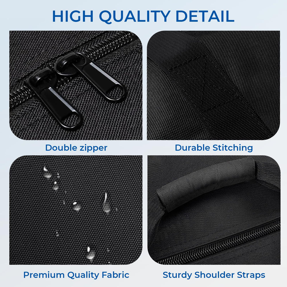 QYILUARE easy-transport bag simplifies packing and carrying to parties.