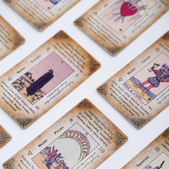 Qymagicz beginner tarot deck designed for easy shuffling and comfortable handling.