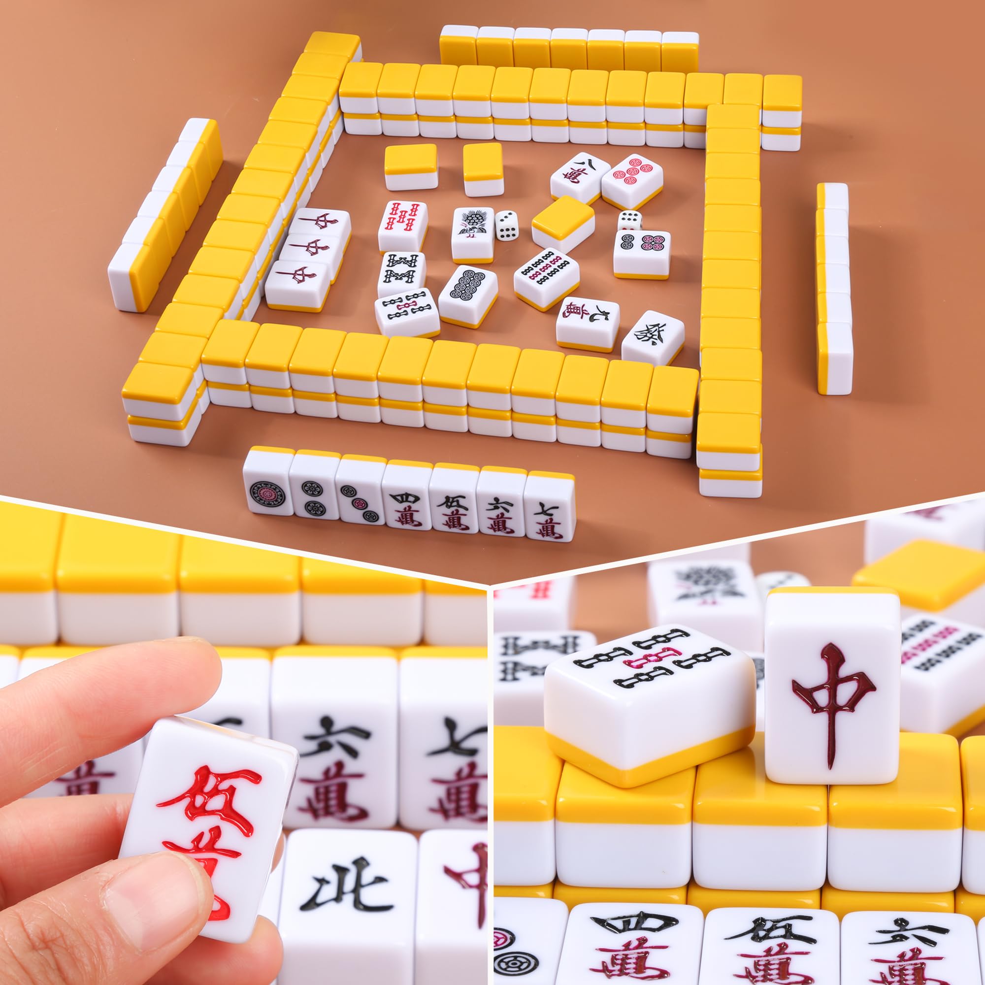 QYMZKA Riichi Mahjong tile trays organize tiles neatly