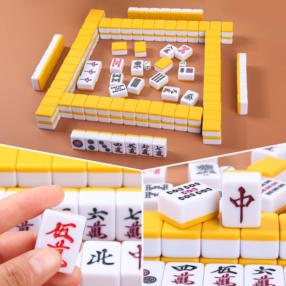 QYMZKA Riichi Mahjong tile trays organize tiles neatly