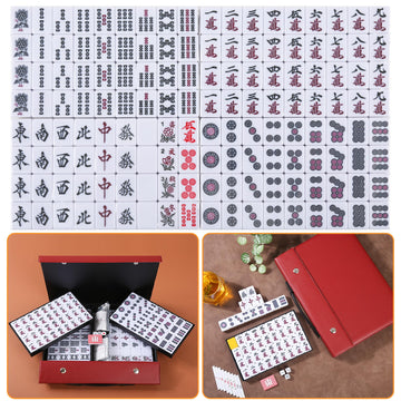 QYMZKA Riichi Mahjong compact case protects the set when stored