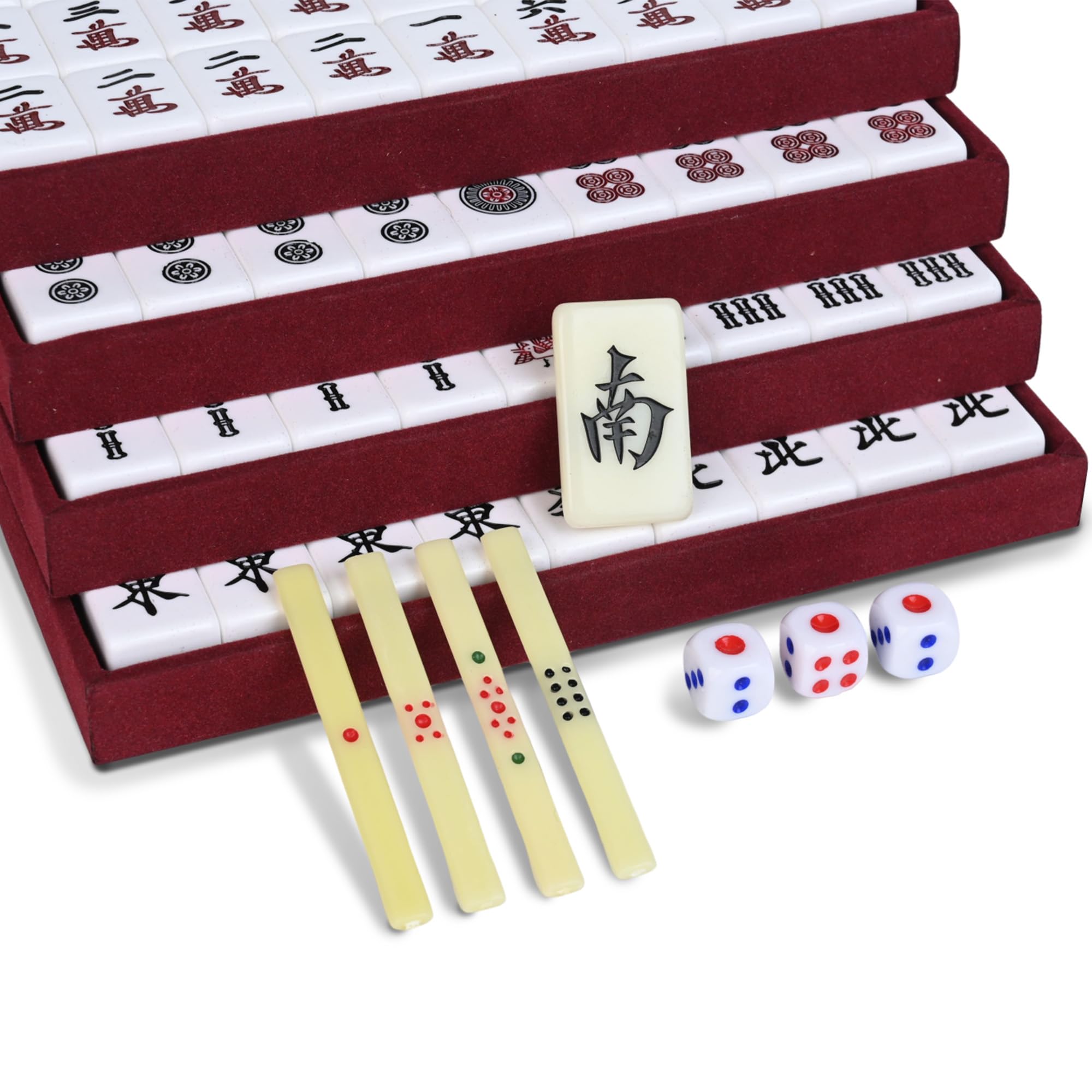 QYMZKA tile trays showing organized storage for seamless gameplay