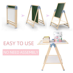 QZMTOY 360-degree rotating easel enabling easy activity switching