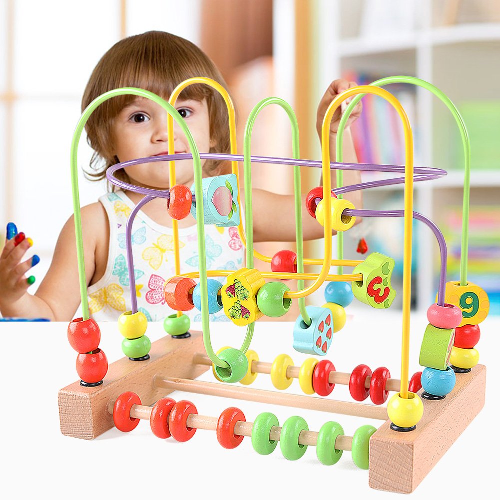 QZMTOY shapes and colors help differentiate shapes during play